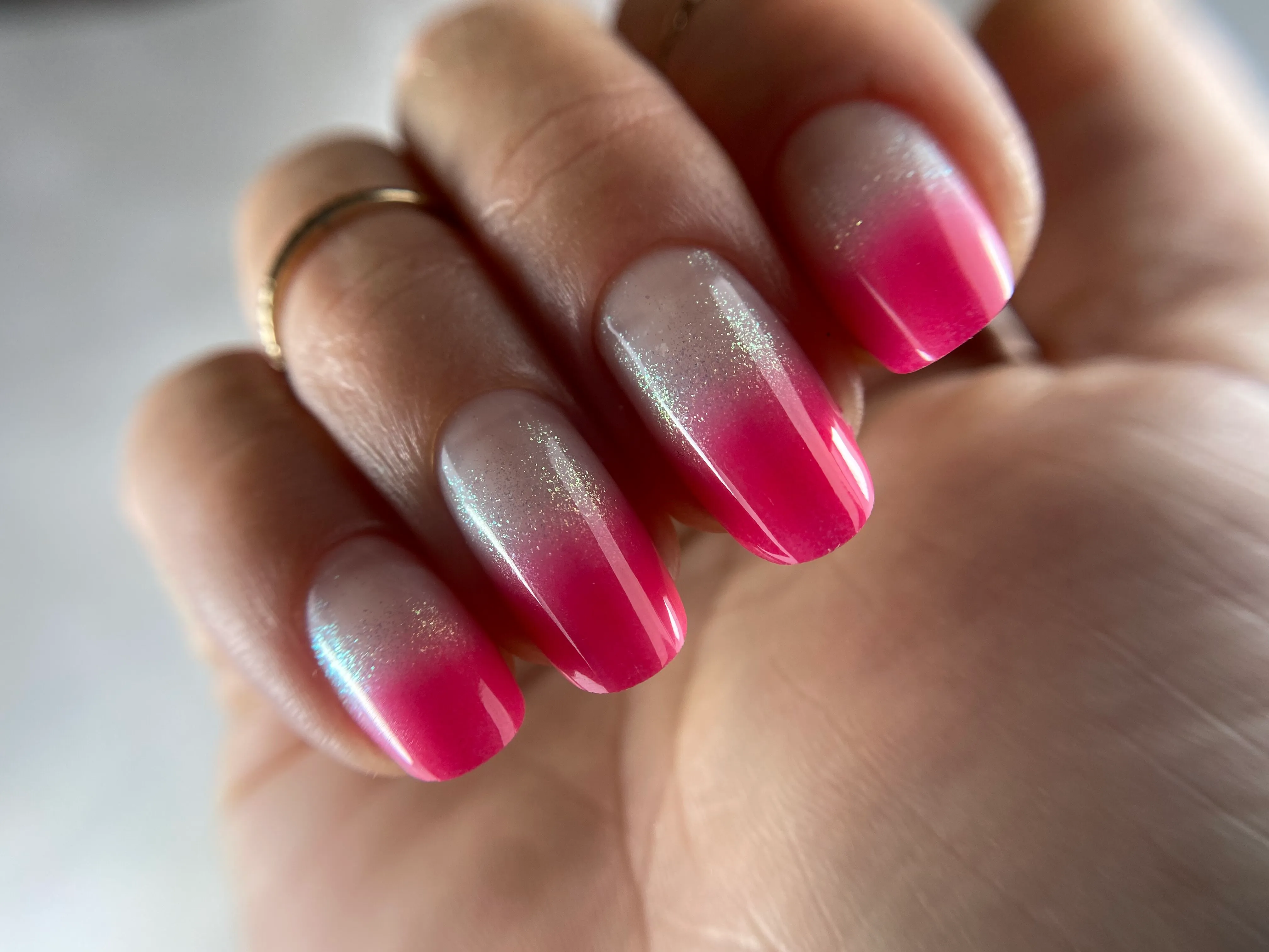 Ombré techniek nagels